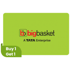 Bigbasket E-Gift Card - Buy 1 Get 1 Bigbasket E-Gift Card - Buy 1 Get 1
