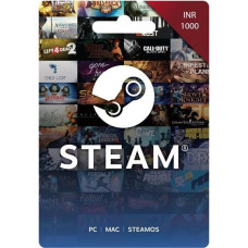 Steam Gift Card 1000 INR INDIA Steam Gift Card 1000 INR INDIA