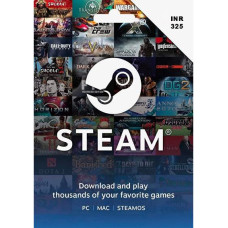 Steam Gift Card 325 INR INDIA Steam Gift Card 325 INR INDIA